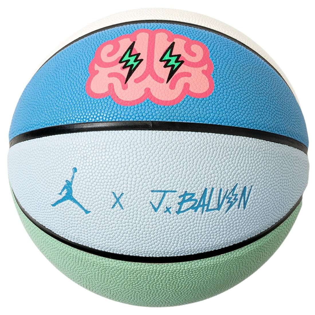 Jordan Баскетбольный мяч J Balvin PU для тренировок Blue White Green размер 7 унисекс
Jordan Баскетбольный мяч J Balvin PU для тренировок Blue White Green размер 7 унисекс