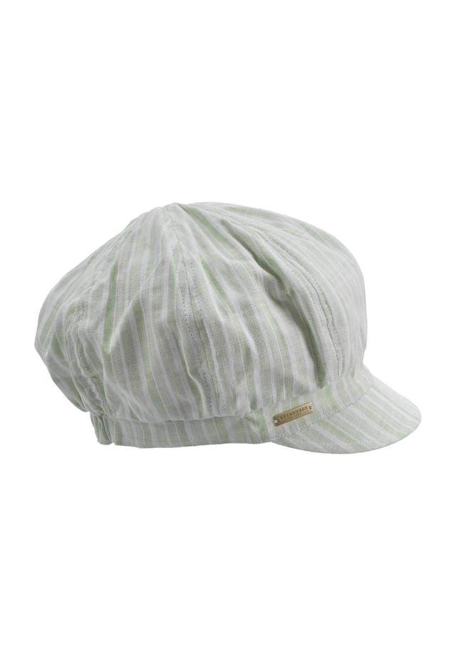 Кепка-Баллон из хлопчатобумажно-вискозной ткани в полоску 55614-0 Seeberger, цвет jade
Кепка-Баллон из хлопчатобумажно-вискозной ткани в полоску 55614-0 Seeberger, цвет jade