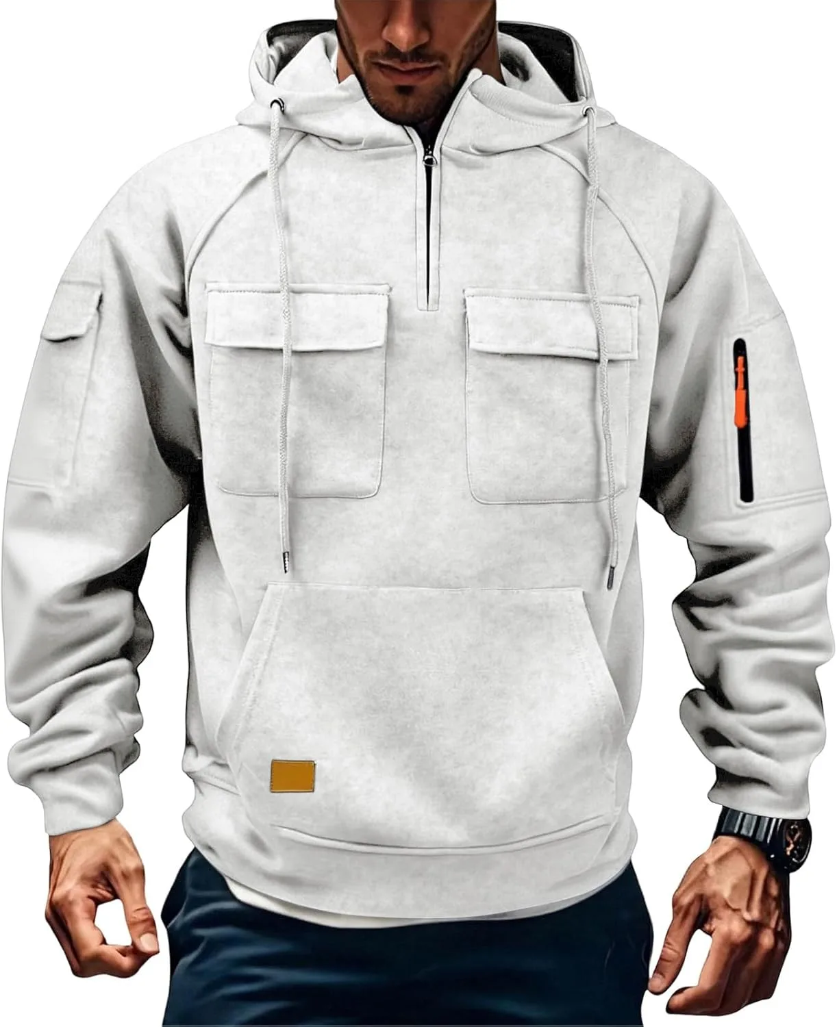 Толстовка мужская Casual Winter Fleece с капюшоном и карманами
Толстовка мужская Casual Winter Fleece с капюшоном и карманами