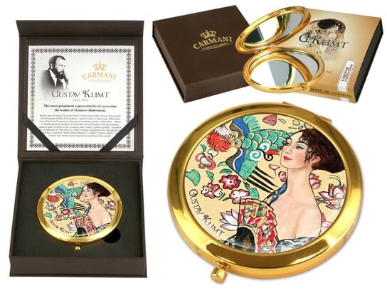 Зеркало - Г. Климт, Женщина с веером (КАРМАНИ), Carmani, золотой
Зеркало - Г. Климт, Женщина с веером (КАРМАНИ), Carmani, золотой