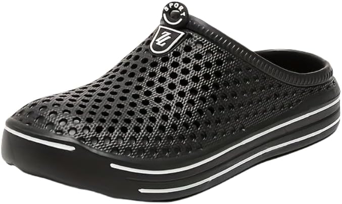 Мужские дышащие сабо однотонного цвета, сандалии на застежке без ремешков, подходят для всех сезонов Hhhchpm, черный
Мужские дышащие сабо однотонного цвета, сандалии на застежке без ремешков, подходят для всех сезонов Hhhchpm, черный