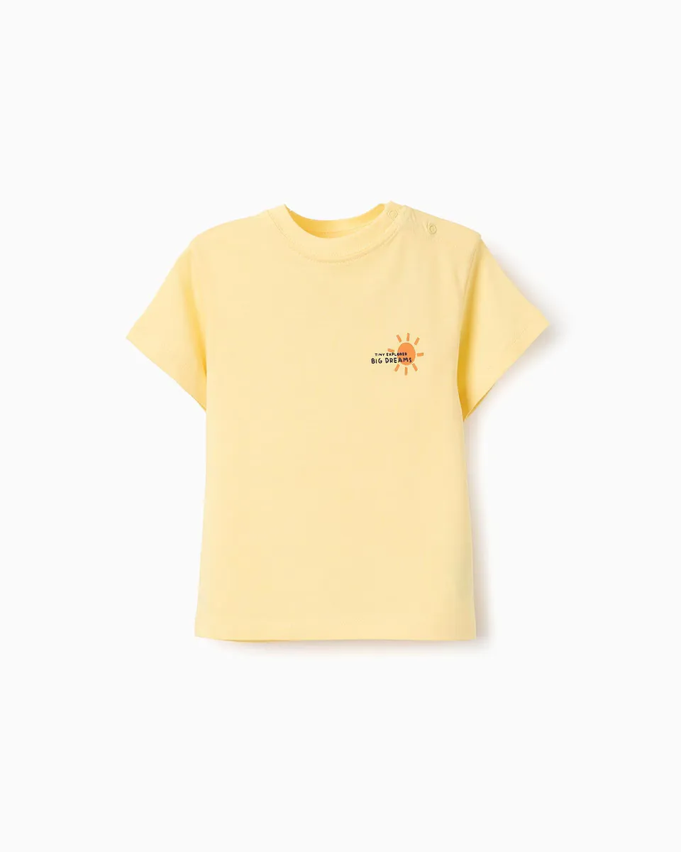 Футболка для мальчика 100% хлопок с рисунком на спине Zippy, жёлтый
Футболка для мальчика 100% хлопок с рисунком на спине Zippy, жёлтый