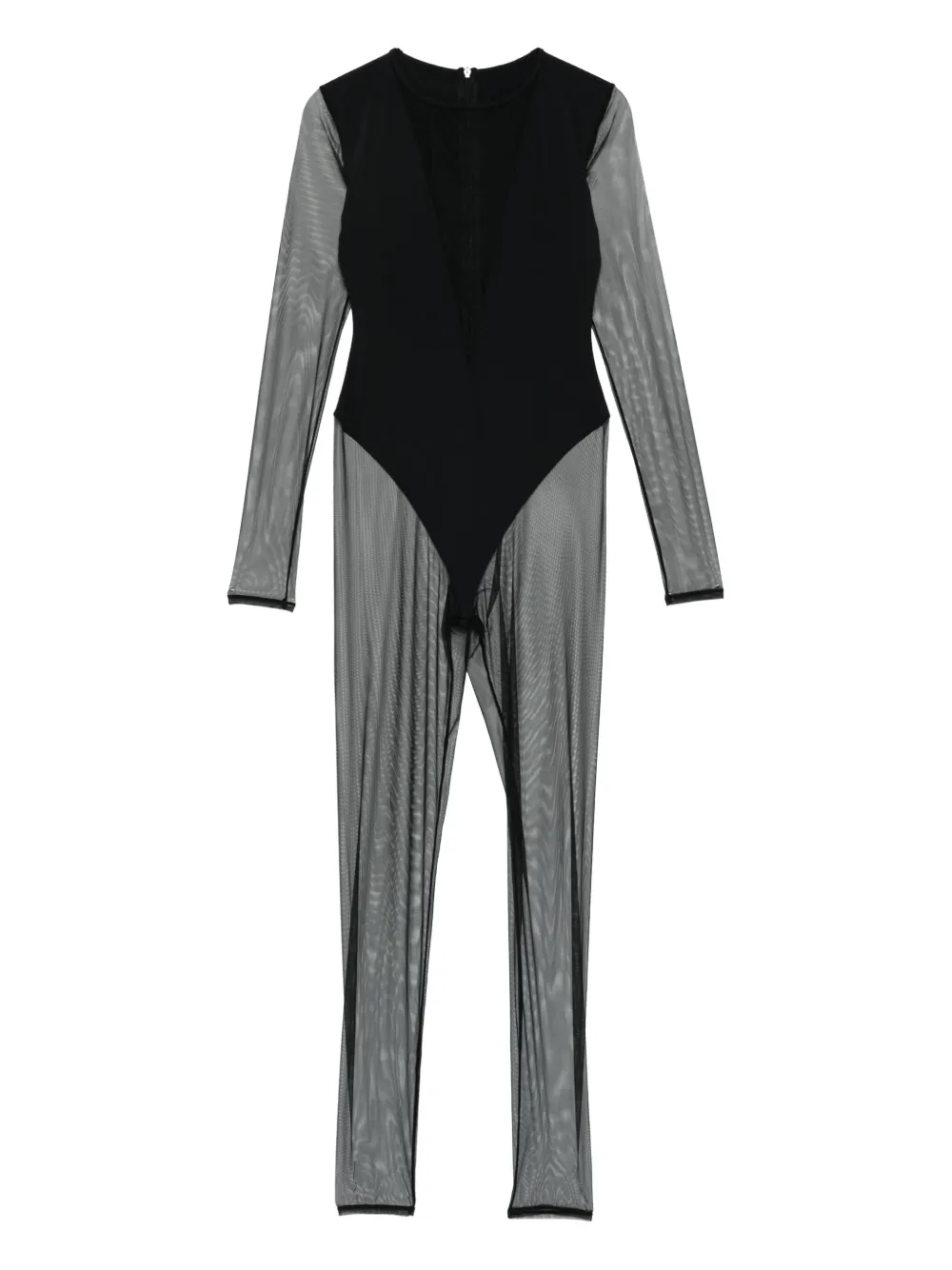 Сетчатый комбинезон Pure Tentation с V-образным вырезом Maison Close, черный 
Сетчатый комбинезон Pure Tentation с V-образным вырезом Maison Close, черный