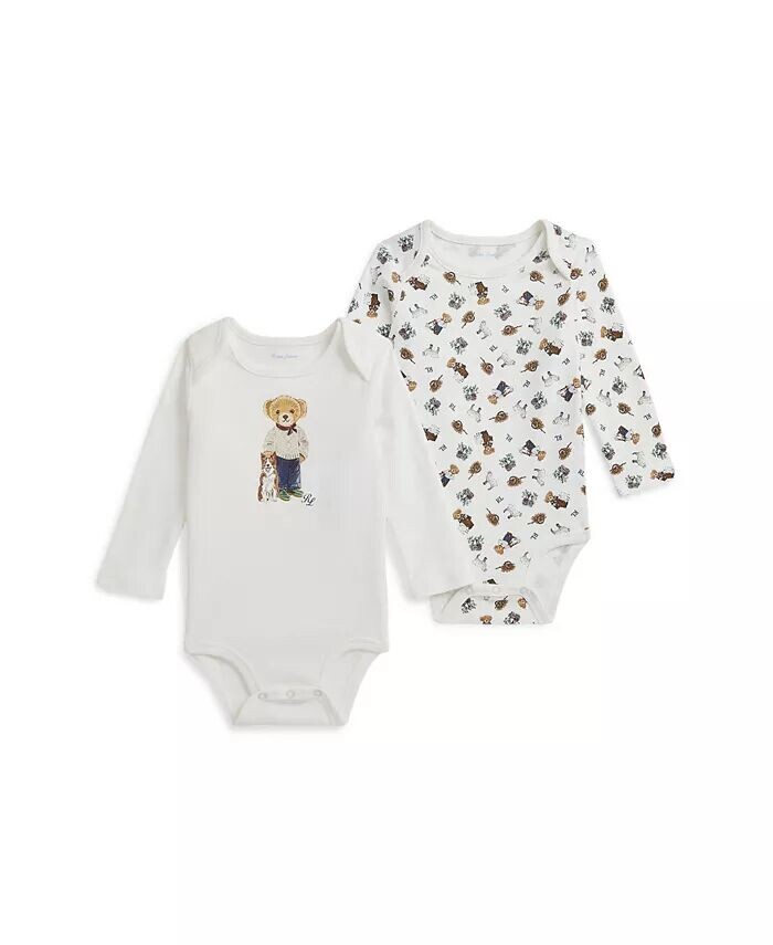 Хлопковое боди Baby Boys Bear, 2 шт Polo Ralph Lauren, слоновая кость/кремовый
Хлопковое боди Baby Boys Bear, 2 шт Polo Ralph Lauren, слоновая кость/кремовый