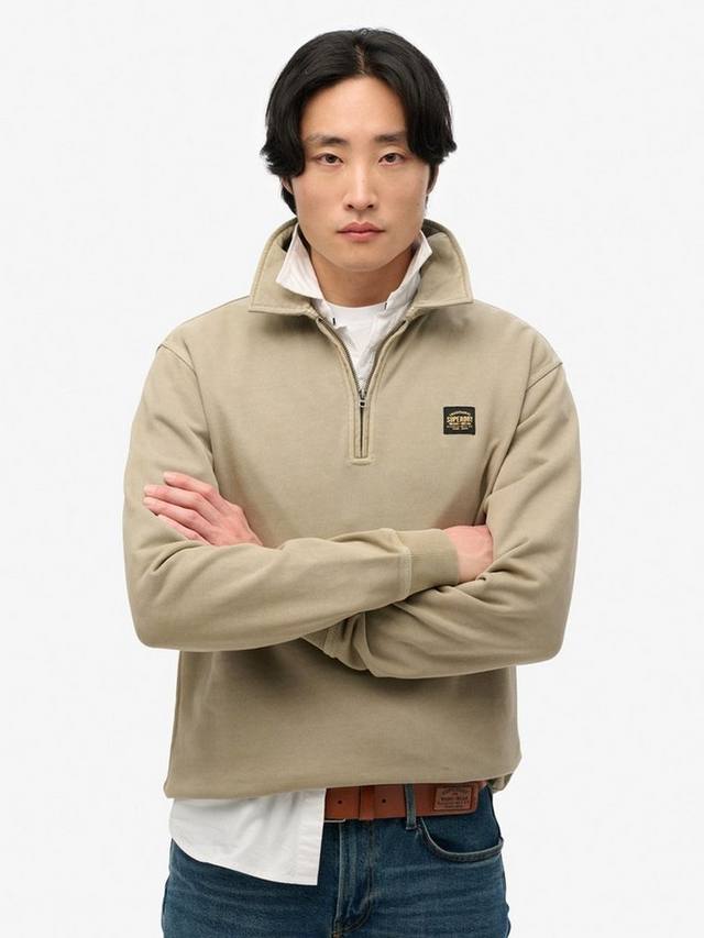 Поло с контрастной строчкой и полузастёжкой-молнией Superdry, Washed Vintage Khaki
Поло с контрастной строчкой и полузастёжкой-молнией Superdry, Washed Vintage Khaki