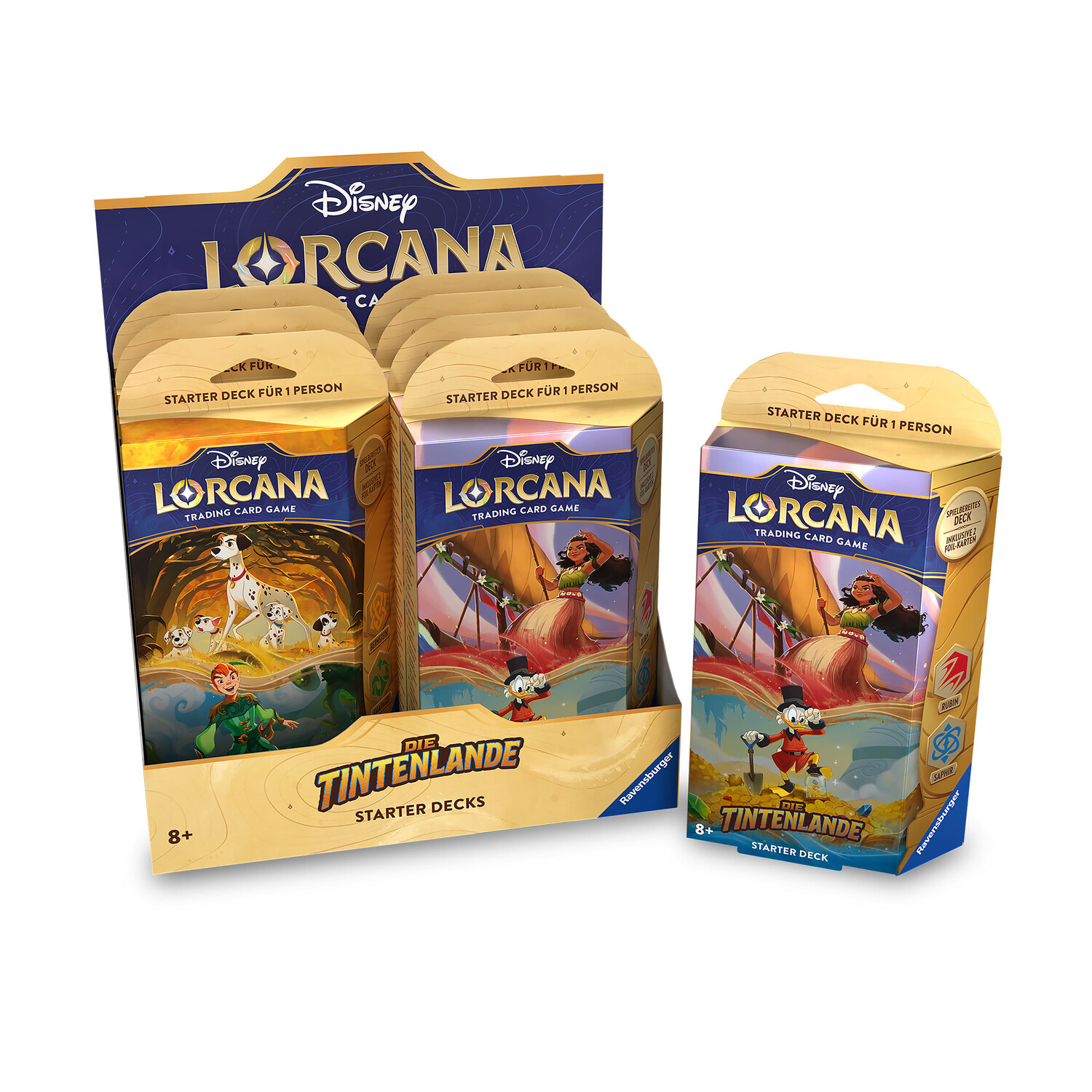 Дисплей стартового набора Disney Lorcana — Коллекционная карточная игра Inklands
Дисплей стартового набора Disney Lorcana — Коллекционная карточная игра Inklands