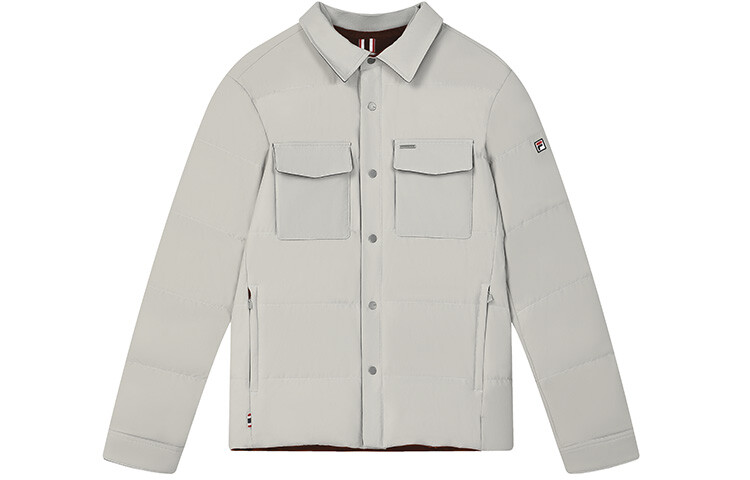 Пуховик мужской серый Fila, серый
Пуховик мужской серый Fila, серый