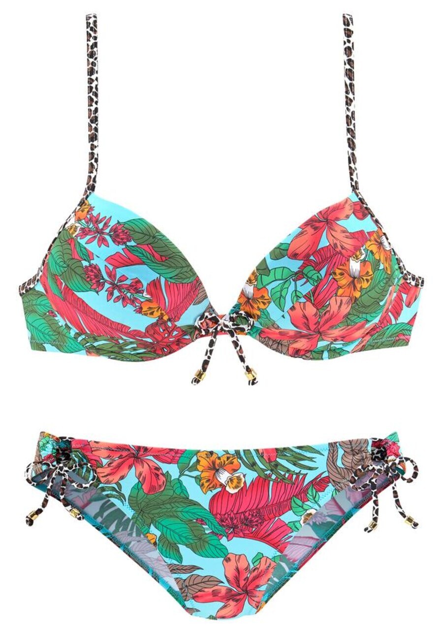 Бикини на косточках BRUNO BANANI Push-up Bikini, разноцветный
Бикини на косточках BRUNO BANANI Push-up Bikini, разноцветный