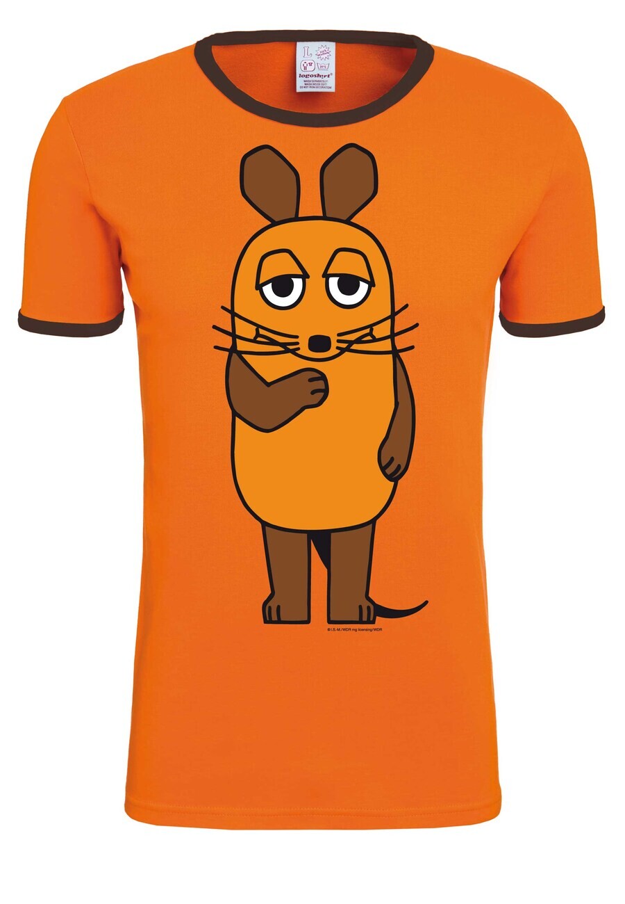 Классическая футболка LOGOSHIRT Shirt Die Sendung mit der Maus - Die Maus, оранжевый
Классическая футболка LOGOSHIRT Shirt Die Sendung mit der Maus - Die Maus, оранжевый