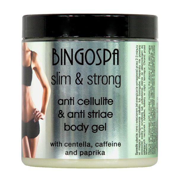 Гель для тела с центеллой, кофеином и паприкой, 250 г Bingospa Slim&Strong
Гель для тела с центеллой, кофеином и паприкой, 250 г Bingospa Slim&Strong