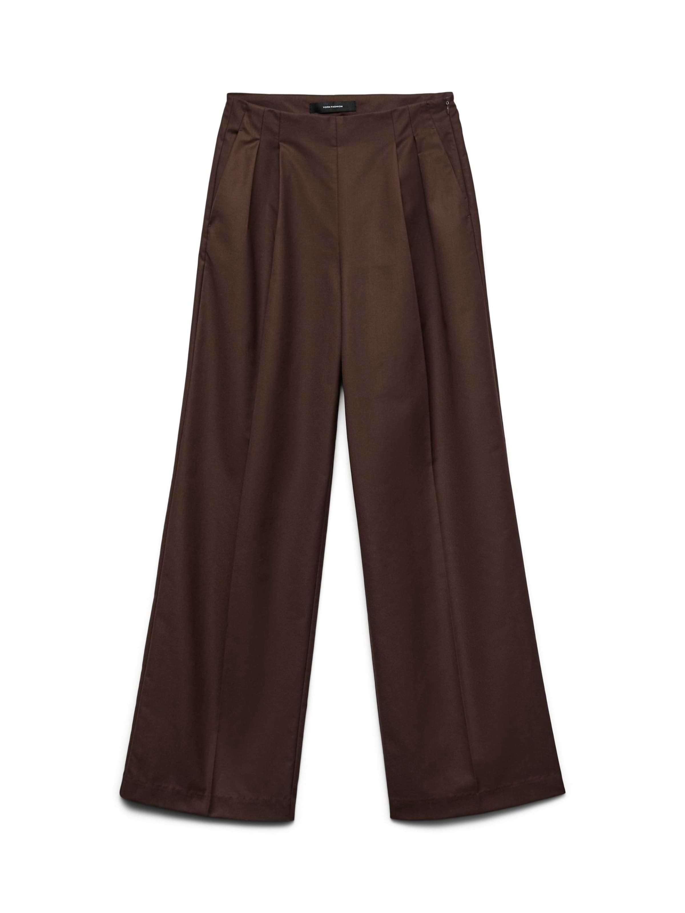 VERO MODA Широкие брюки со складками 'VMHailey' в цвете Chocolate
VERO MODA Широкие брюки со складками 'VMHailey' в цвете Chocolate