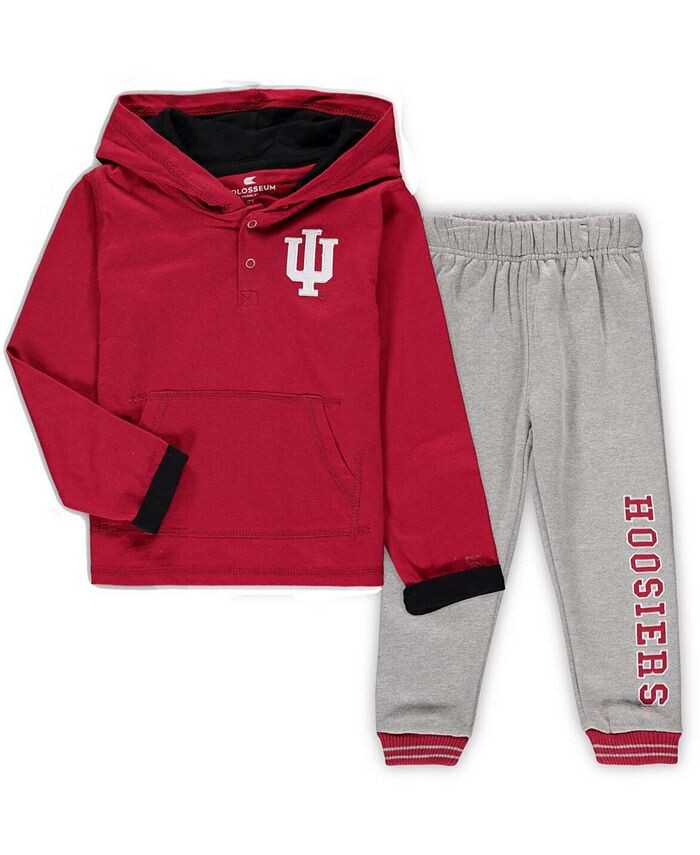 Комплект из худи и спортивных штанов Indiana Hoosiers Indiana Hoosiers Poppies для мальчиков и девочек малинового, серого цвета с принтом, комплект из 2 шт. Colosseum, красный
Комплект из худи и спортивных штанов Indiana Hoosiers Indiana Hoosiers Poppies для мальчиков и девочек малинового, серого цвета с принтом, комплект из 2 шт. Colosseum, красный