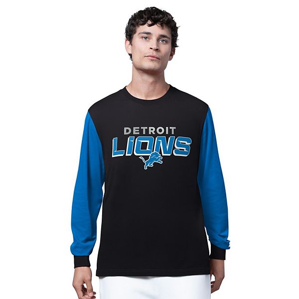 Мужская черная футболка Detroit Lions Thursday Night Gridiron с длинным рукавом Starter
Мужская черная футболка Detroit Lions Thursday Night Gridiron с длинным рукавом Starter