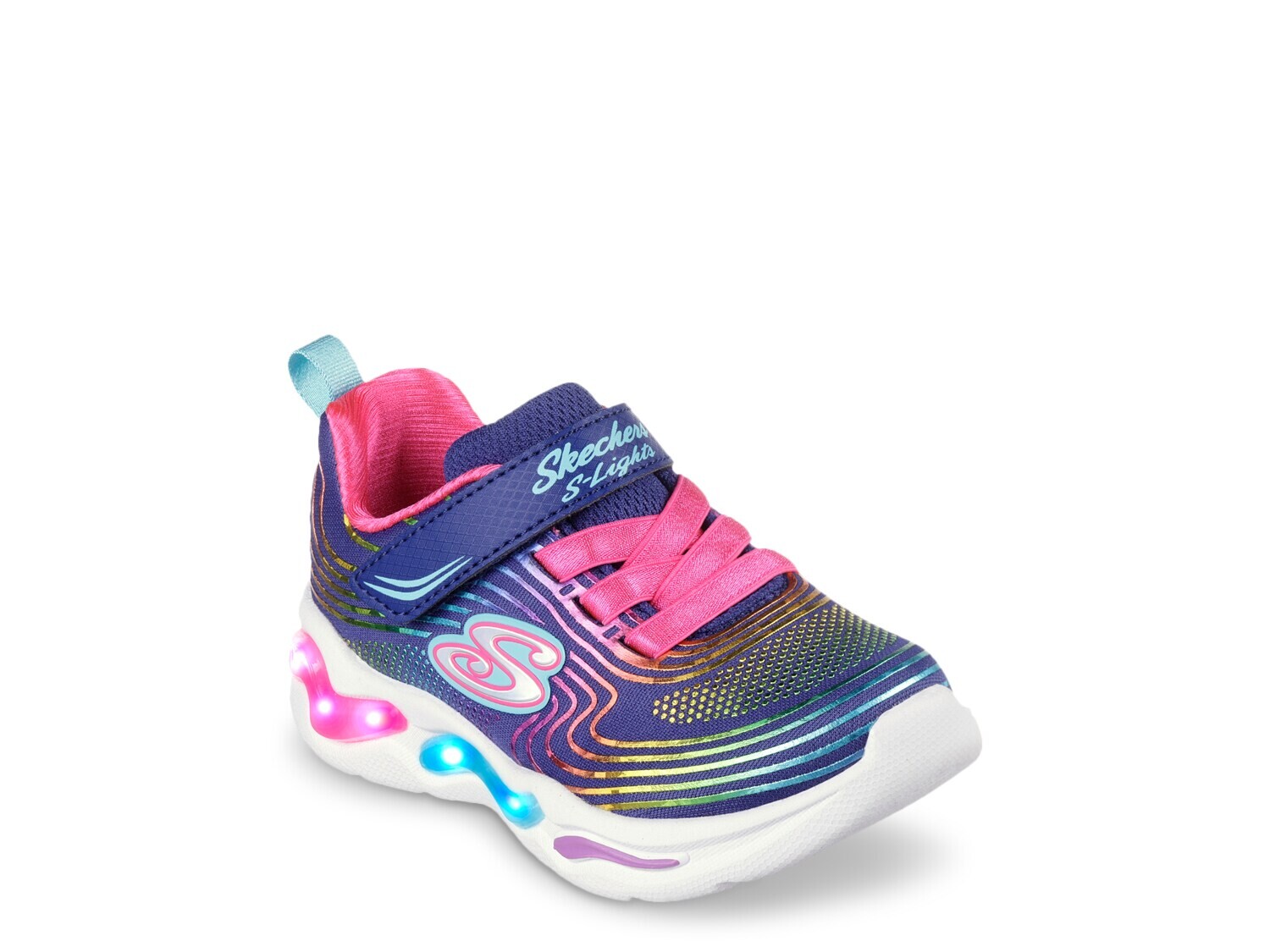 Слипоны Skechers Wavy Beams с подсветкой, темно-синий
Слипоны Skechers Wavy Beams с подсветкой, темно-синий
