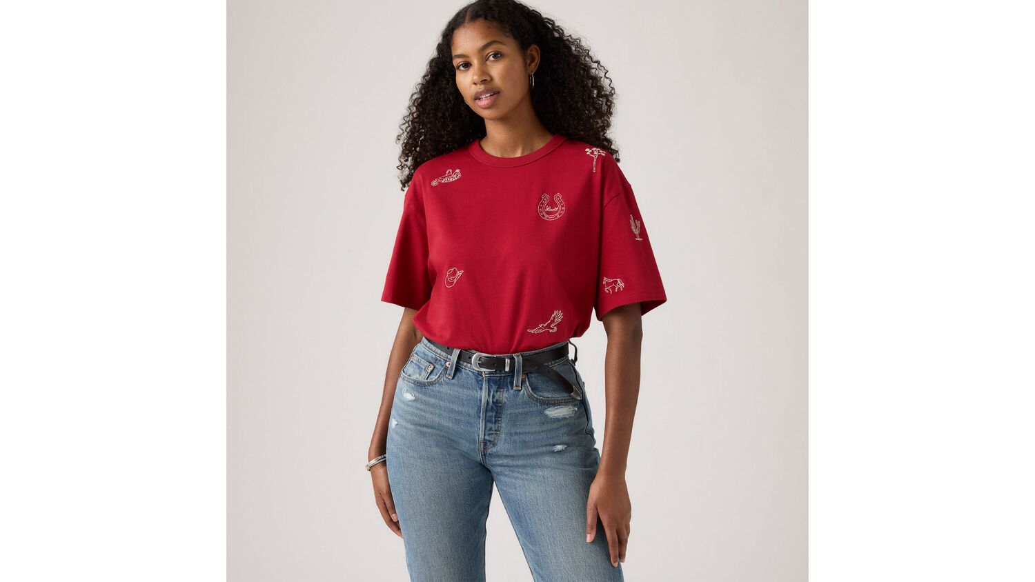Футболка с рисунком Tabor Levi's, Rhythmic Red - Red
Футболка с рисунком Tabor Levi's, Rhythmic Red - Red