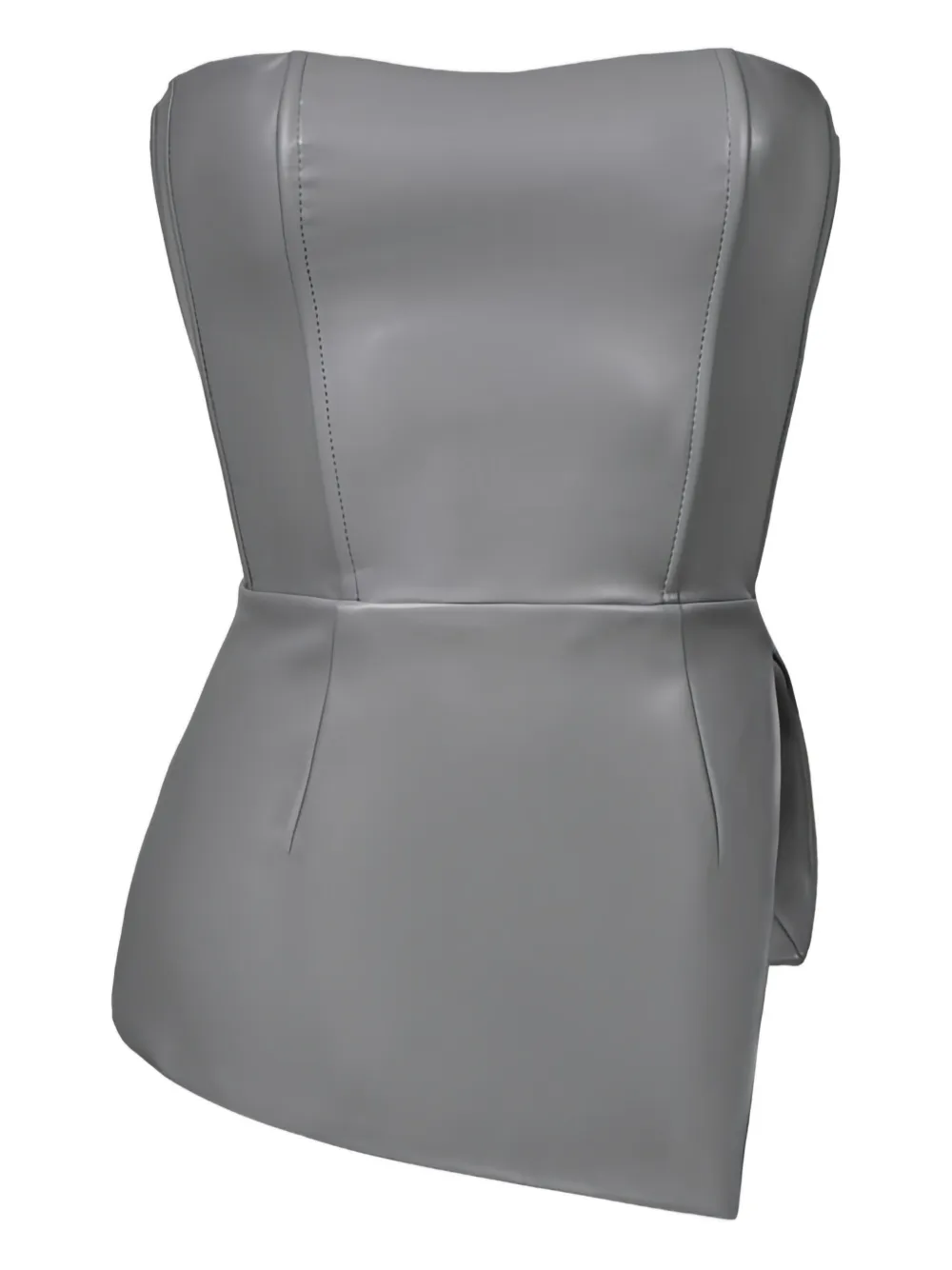 Асимметричный корсетный топ со шнуровкой Lika, серый
Асимметричный корсетный топ со шнуровкой Lika, серый