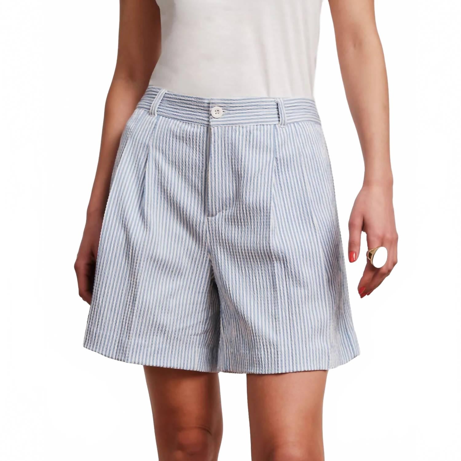 Шорты Benny Short In Light Blue/ White Seersucker Frances Valentine
Шорты Benny Short In Light Blue/ White Seersucker Frances Valentine