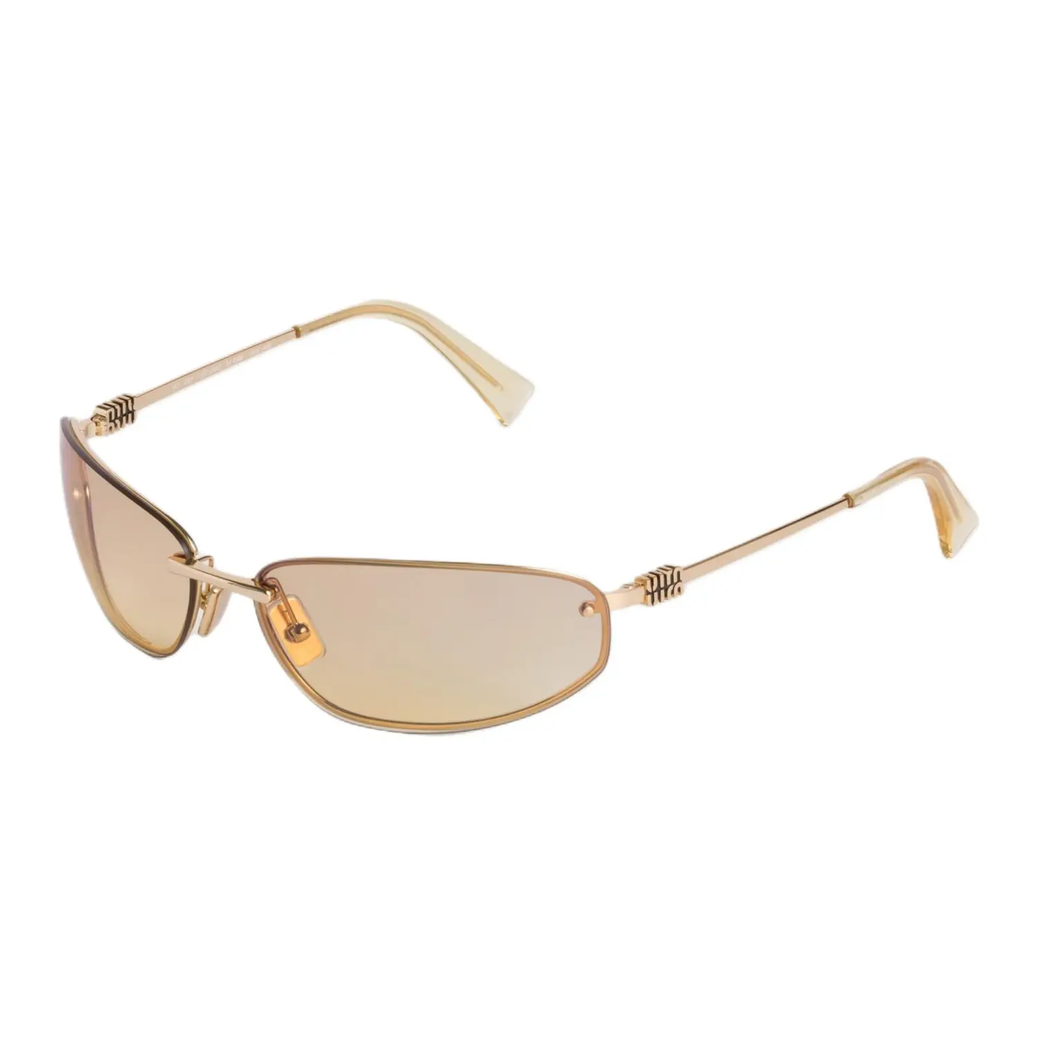 Солнцезащитные очки MIU MIU с градиентными линзами и металлической оправой 
Солнцезащитные очки MIU MIU с градиентными линзами и металлической оправой