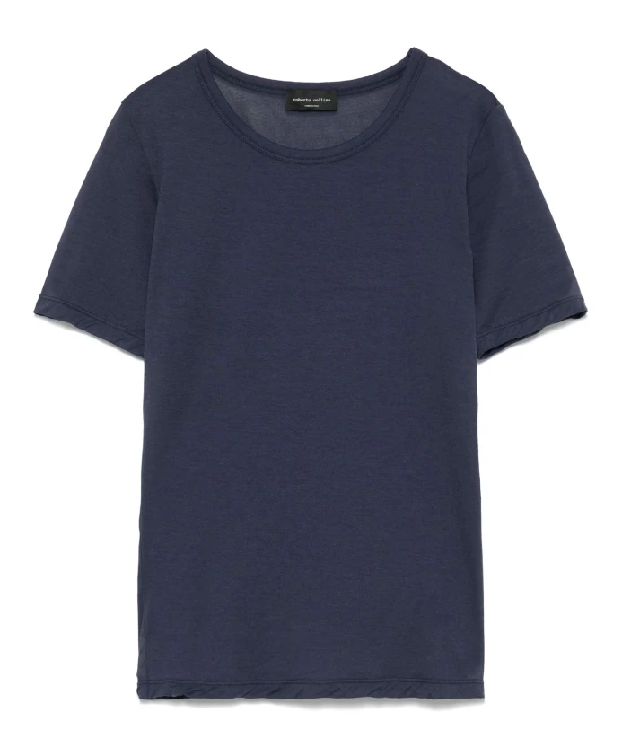 Женская футболка в модном стиле. Roberto Collina, синий
Женская футболка в модном стиле. Roberto Collina, синий