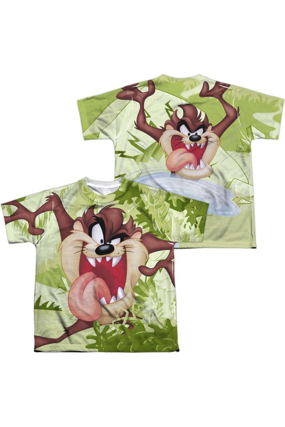 Футболка Looney Tunes с принтом Taz (спереди и сзади), детская, короткий рукав, полиэстер Gildan, белый
Футболка Looney Tunes с принтом Taz (спереди и сзади), детская, короткий рукав, полиэстер Gildan, белый