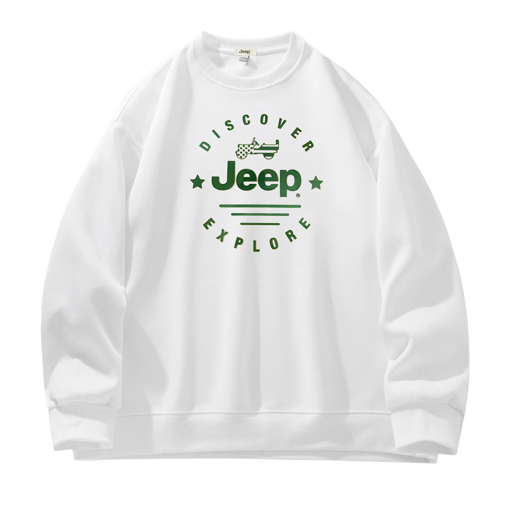Унисекс свитшот Jeep, белый
Унисекс свитшот Jeep, белый