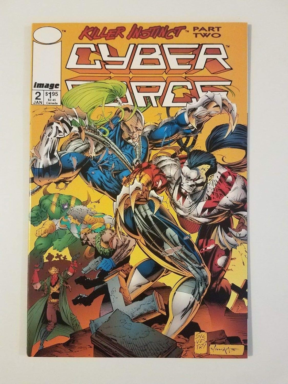 CyberForce Vol 2, #2 Jan. 1994 (Killer Instinct Crossover Part 2) (Image Comics)
CyberForce Vol 2, #2 Jan. 1994 (Killer Instinct Crossover Part 2) (Image Comics)