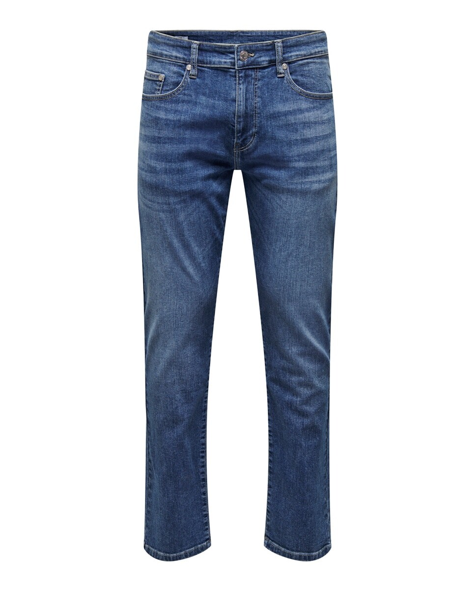 Мужские джинсы обычного кроя Only & Sons, индиго
Мужские джинсы обычного кроя Only & Sons, индиго