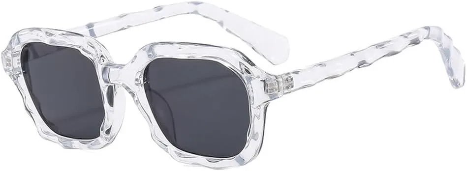 Винтажные солнцезащитные очки необычной волнообразной формы для женщин, модные двухцветные, с защитой от УФ-излучения UV400, для мужчин HVTVTLA, Transparent Gray
Винтажные солнцезащитные очки необычной волнообразной формы для женщин, модные двухцветные, с защитой от УФ-излучения UV400, для мужчин HVTVTLA, Transparent Gray