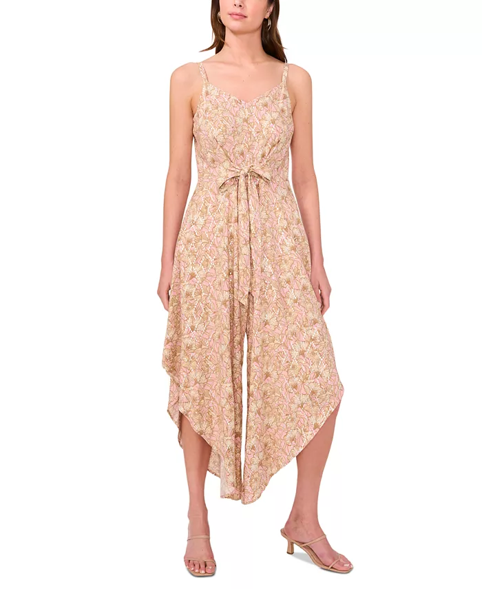 Женский комбинезон с принтом, завязкой спереди и асимметричным подолом MSK, коричневый
Женский комбинезон с принтом, завязкой спереди и асимметричным подолом MSK, коричневый