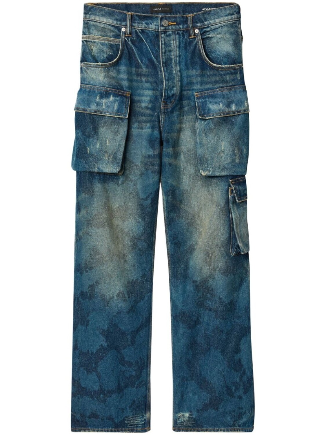 Purple Brand широкие джинсы P018 Triple Pocket Cargo, синий
Purple Brand широкие джинсы P018 Triple Pocket Cargo, синий