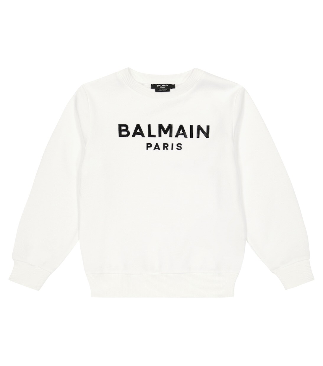 Толстовка из хлопкового джерси с логотипом Balmain, белый
Толстовка из хлопкового джерси с логотипом Balmain, белый