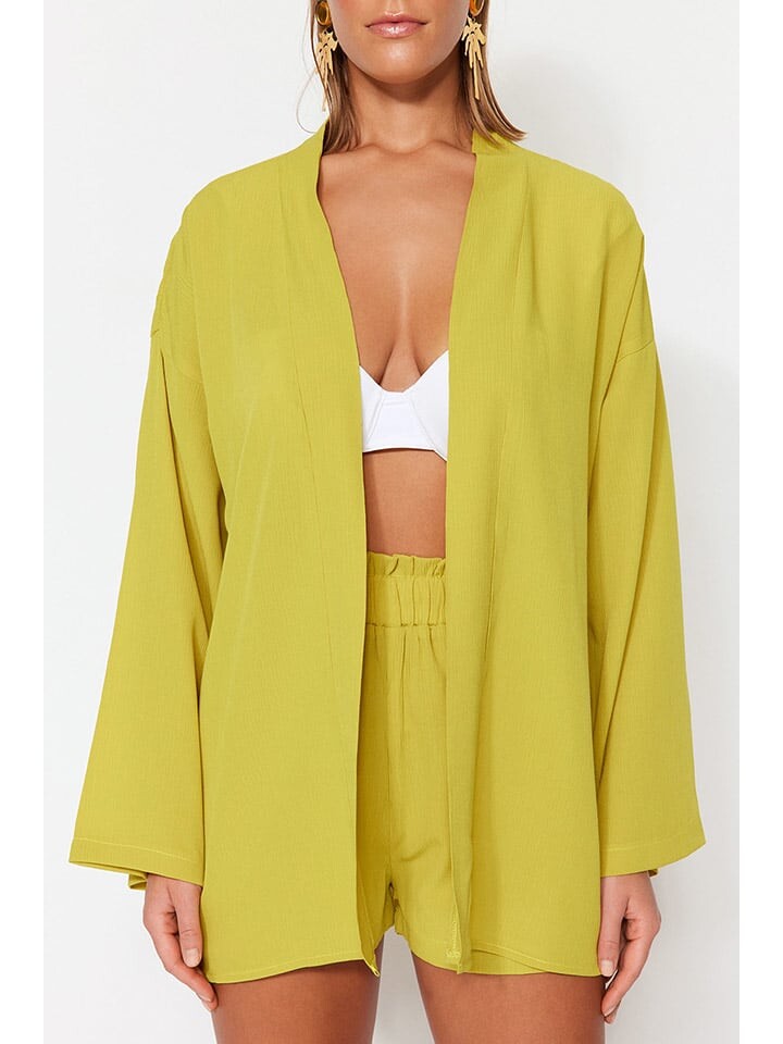 Кардиган trendyol, зеленый
Кардиган trendyol, зеленый