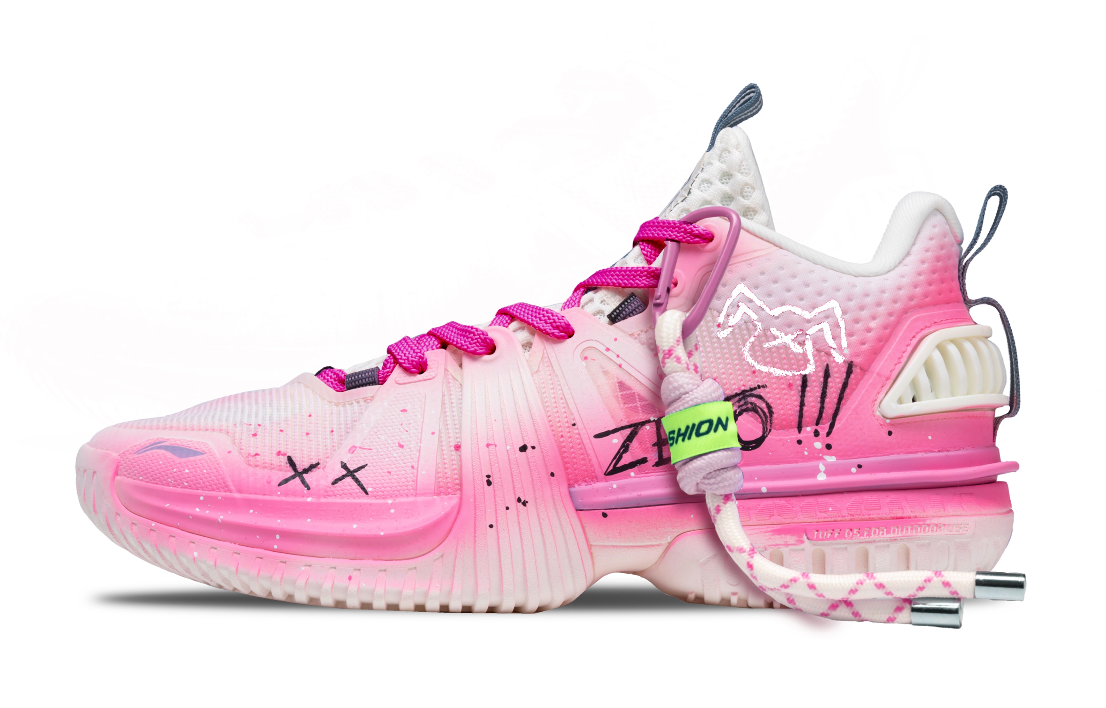 LINING Баскетбольные кроссовки Storm 2024 с низким верхом, износостойкие, дышащие, с поддержкой, TUFF OS, мужские, розовые, белые
LINING Баскетбольные кроссовки Storm 2024 с низким верхом, износостойкие, дышащие, с поддержкой, TUFF OS, мужские, розовые, белые