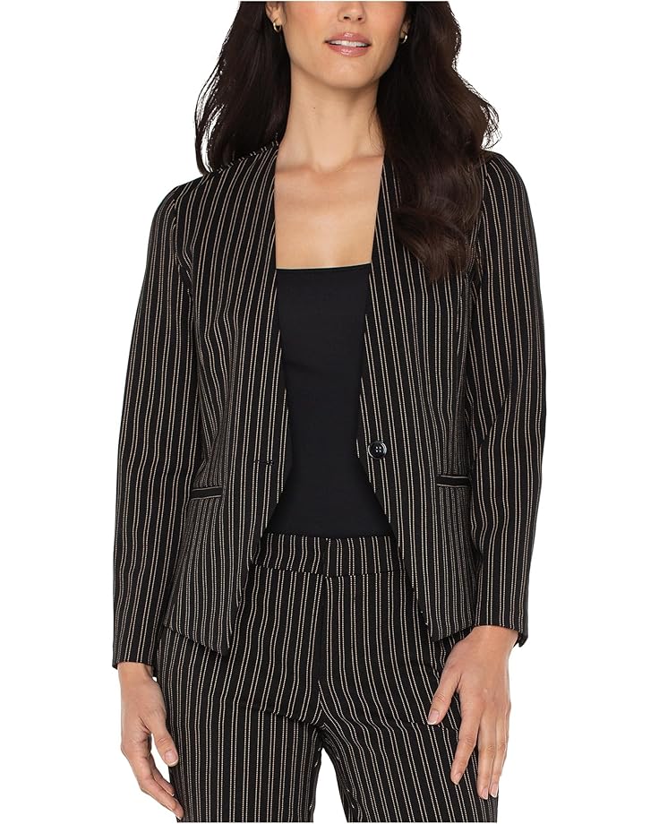 Женский приталенный безворотниковый блейзер Liverpool Los Angeles Petite Super Stretch Ponte, Ticking Stripe Print
Женский приталенный безворотниковый блейзер Liverpool Los Angeles Petite Super Stretch Ponte, Ticking Stripe Print