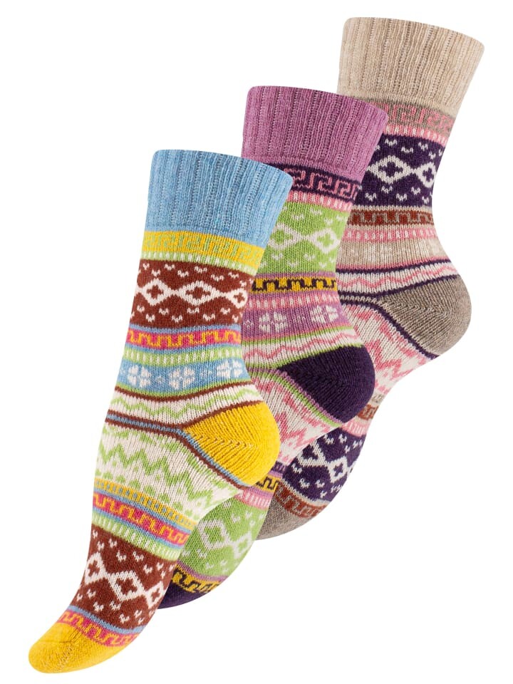 Носки Vincent Creation 3 Paar Bunte Norweger Hygge, красочный
Носки Vincent Creation 3 Paar Bunte Norweger Hygge, красочный