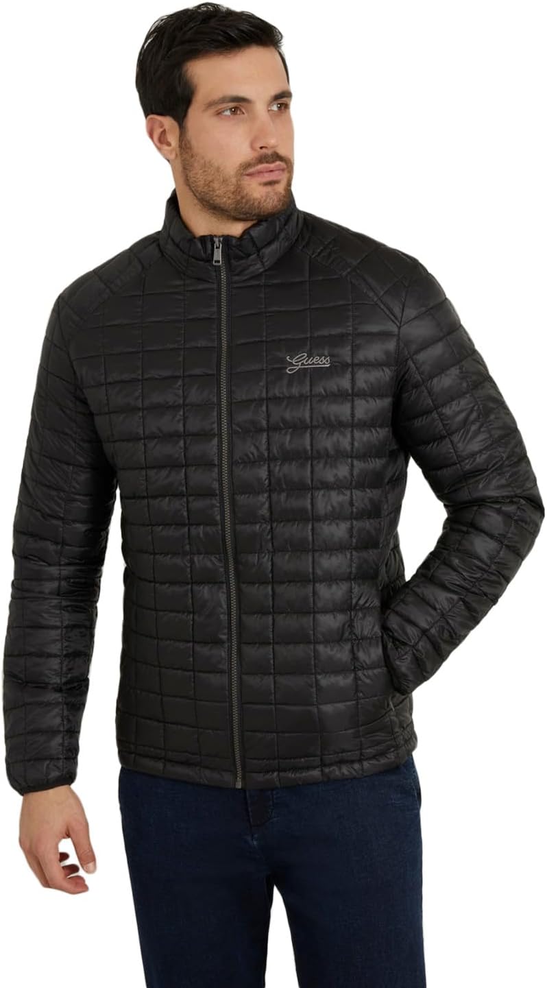 GUESS мужская суперлегкая куртка Packable, Jet Black
GUESS мужская суперлегкая куртка Packable, Jet Black