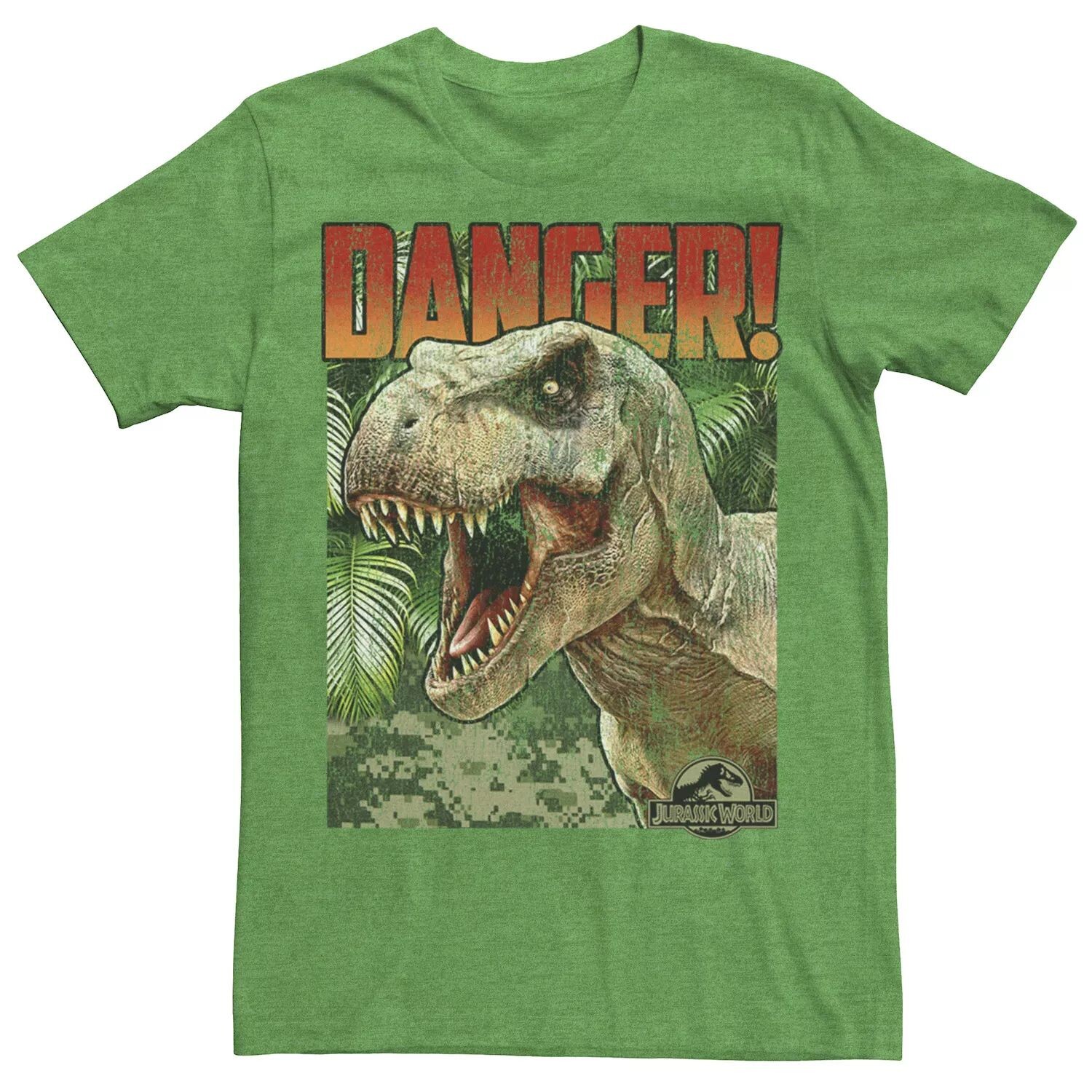 Мужская футболка Jurassic World Danger T-Rex с графическим плакатом в стиле ретро Licensed Character
Мужская футболка Jurassic World Danger T-Rex с графическим плакатом в стиле ретро Licensed Character