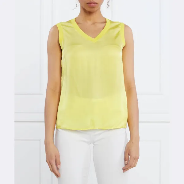 Топ стандартного кроя Liu Jo, желтый
Топ стандартного кроя Liu Jo, желтый