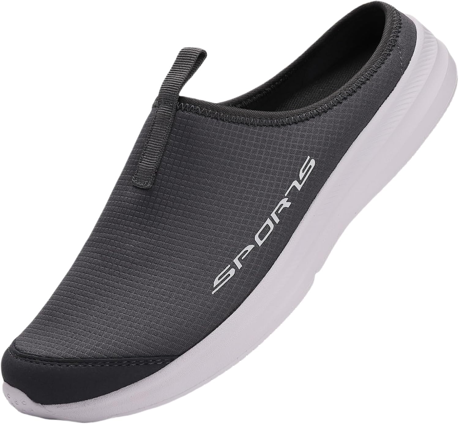 Мужские тапочки с цельным цветом, верх из дышащей сетки, без шнурков, удобные и противоскользящие повседневные обувь Hoalox, серый
Мужские тапочки с цельным цветом, верх из дышащей сетки, без шнурков, удобные и противоскользящие повседневные обувь Hoalox, серый