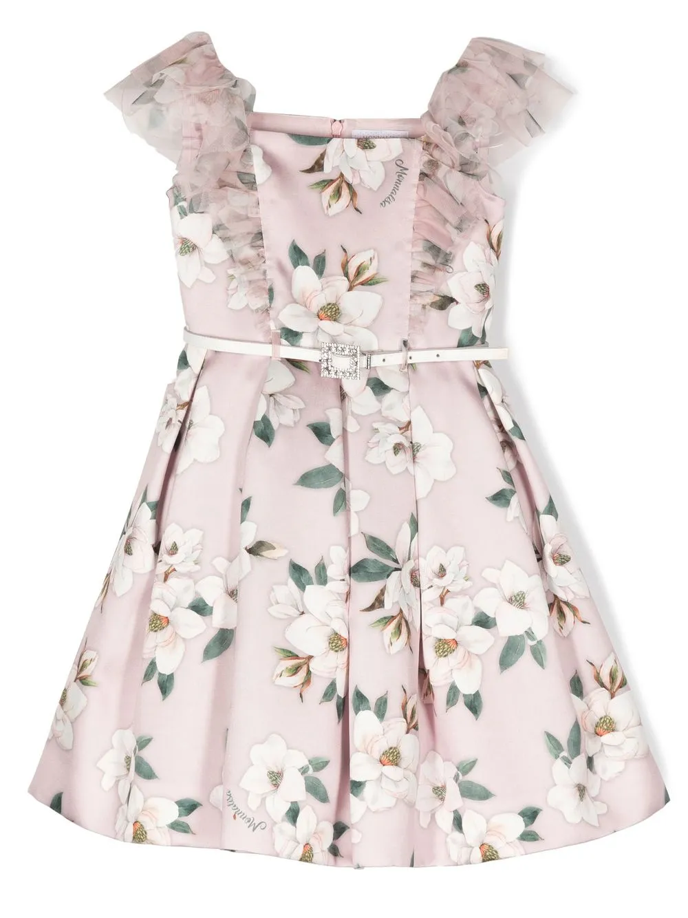 Платье с поясом и цветочным принтом Monnalisa, розовый
Платье с поясом и цветочным принтом Monnalisa, розовый