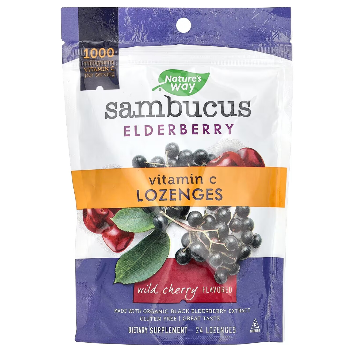 Nature's Way Sambucus Бузина, пастилки с витамином С, Дикая вишня, 24 пастилки
Nature's Way Sambucus Бузина, пастилки с витамином С, Дикая вишня, 24 пастилки