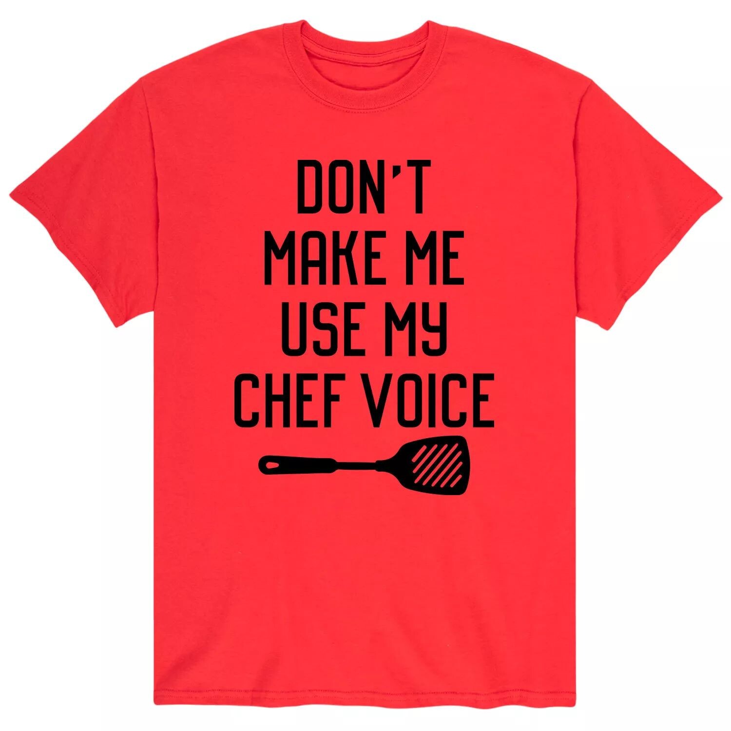 Мужская футболка «Не заставляй меня использовать мой голос шеф-повара» Licensed Character 
Мужская футболка «Не заставляй меня использовать мой голос шеф-повара» Licensed Character