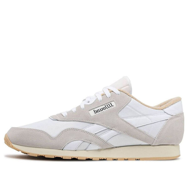 Кроссовки jjjjound x classic nylon 'white' Reebok, белый 
Кроссовки jjjjound x classic nylon 'white' Reebok, белый