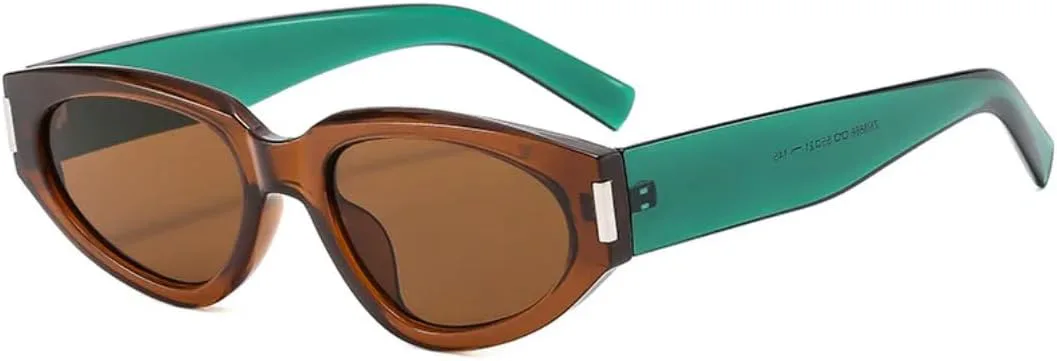 Маленькие солнцезащитные очки «кошачий глаз» для женщин, модные градиентные очки с защитой от УФ-излучения UV400, для мужчин, в стиле ретро TOIPASTN, Tea Green
Маленькие солнцезащитные очки «кошачий глаз» для женщин, модные градиентные очки с защитой от УФ-излучения UV400, для мужчин, в стиле ретро TOIPASTN, Tea Green