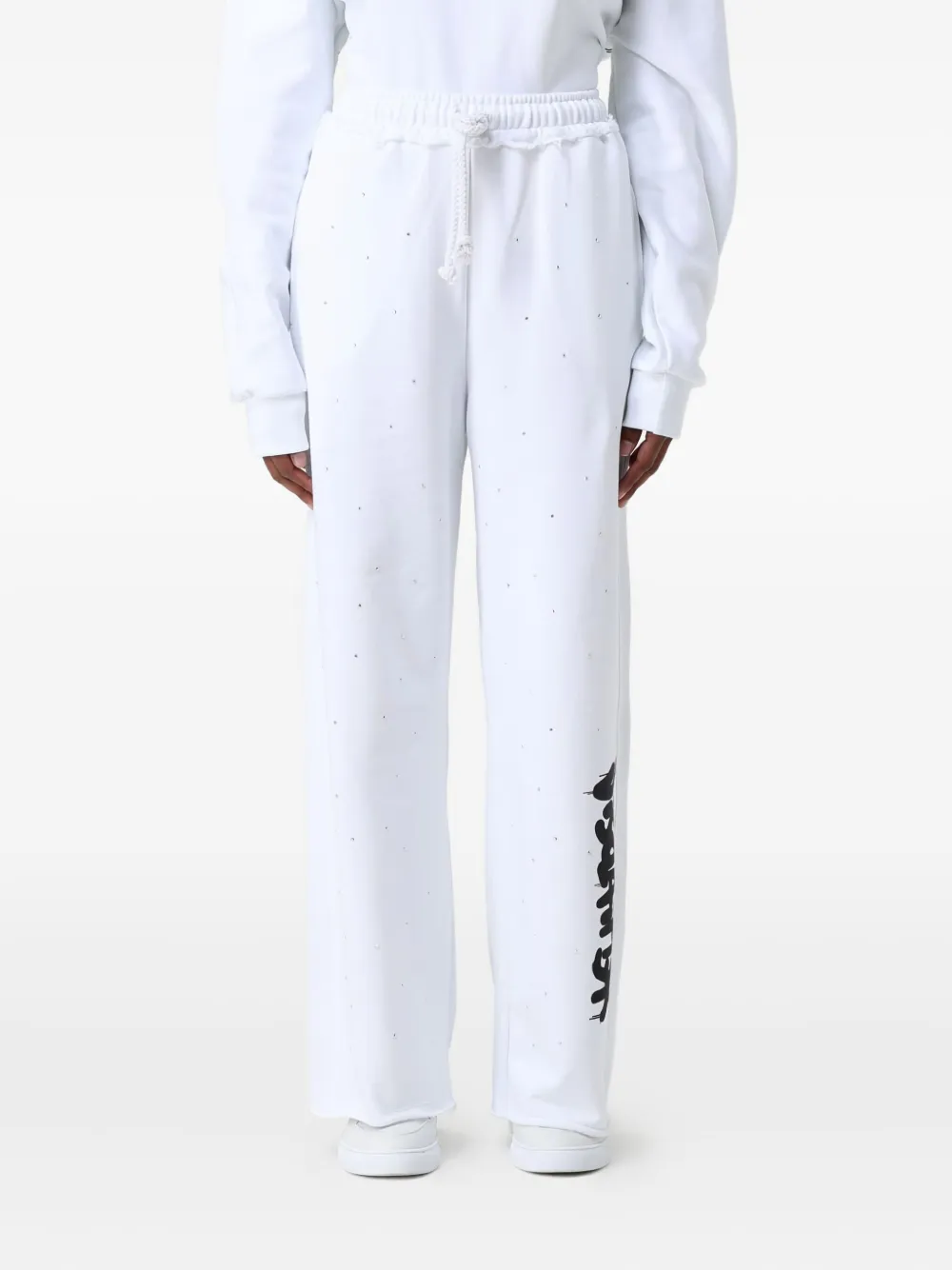 Брюки с кристаллами DISCLAIMER, белый
Брюки с кристаллами DISCLAIMER, белый