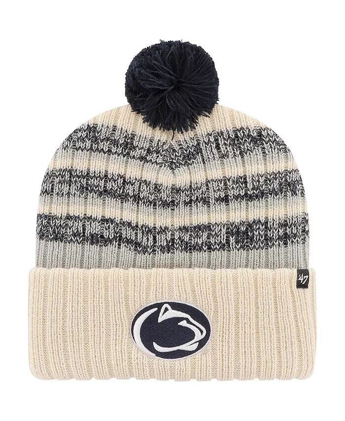 Мужская вязаная шапка цвета хаки Penn State Nittany Lions Tavern с манжетами и помпоном '47 Brand
Мужская вязаная шапка цвета хаки Penn State Nittany Lions Tavern с манжетами и помпоном '47 Brand