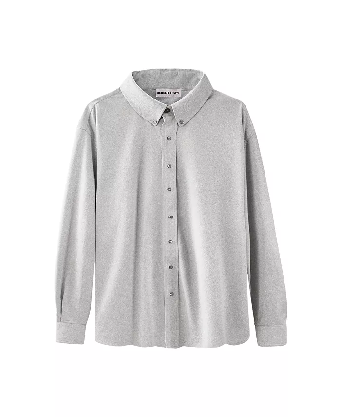 Рубашка для поездок Big & Tall с длинным рукавом на пуговицах Regent Row, серый
Рубашка для поездок Big & Tall с длинным рукавом на пуговицах Regent Row, серый