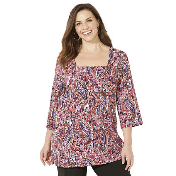 Женская футболка с квадратным вырезом, plus size petite, ultra-soft Catherines, Black Multi Watercolor, Черный, Женская футболка с квадратным вырезом, plus size petite, ultra-soft Catherines, Black Multi Watercolor
Женская футболка с квадратным вырезом, plus size petite, ultra-soft Catherines, Black Multi Watercolor, Черный, Женская футболка с квадратным вырезом, plus size petite, ultra-soft Catherines, Black Multi Watercolor