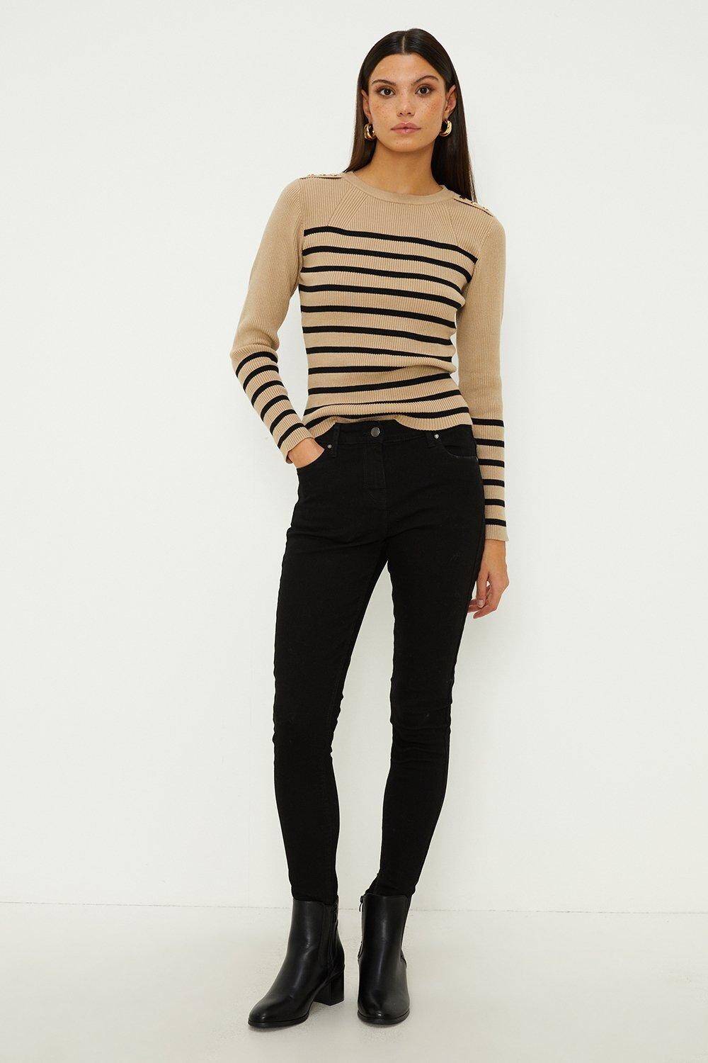 Джинсы скинни Jade со средней посадкой Oasis, черный
Джинсы скинни Jade со средней посадкой Oasis, черный