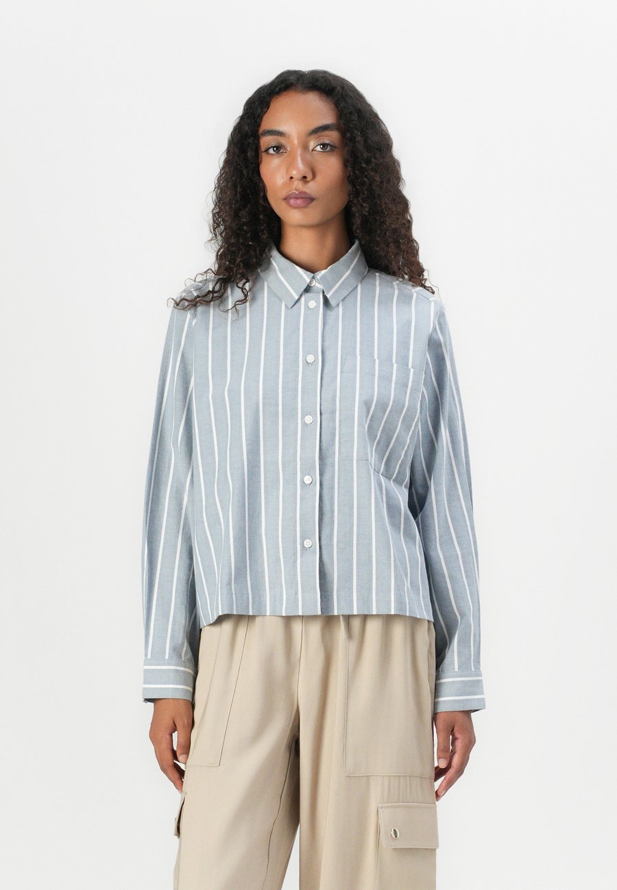 Блуза TOM TAILOR DENIM BOXY, Dusty Blue/White/Multi-Coloured
Блуза TOM TAILOR DENIM BOXY, Dusty Blue/White/Multi-Coloured